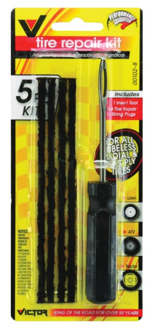 VICTOR VICTOR TIRE REPAIR KIT 5PC 1CT