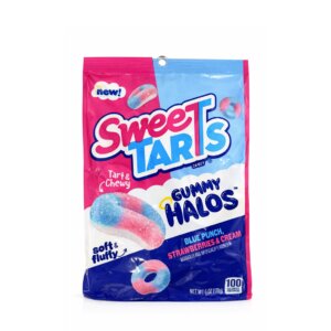 SWEETARTS GUMMY HALOS BLUE PUNCH STRAWBERRIES & CREAM 3 OZ 1CT