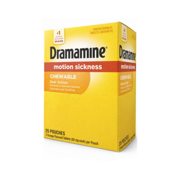 DRAMAMINE BOX 2PK 25CT