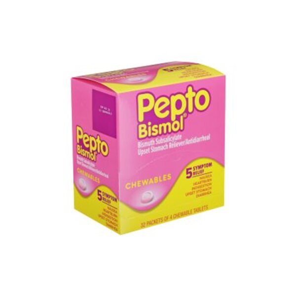 PEPTO BISMOL CHEWABLE 4PK 32CT