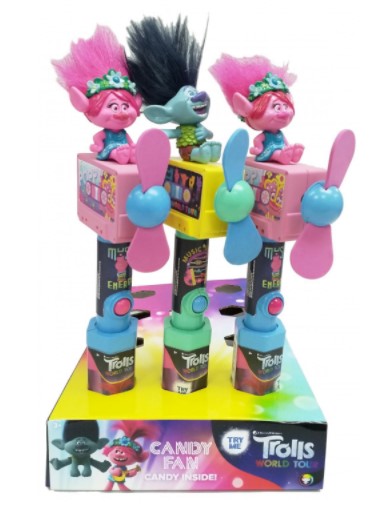 TROLLS CANDY FAN 12CT