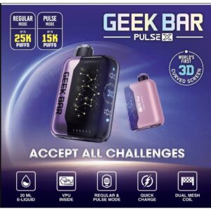 GEEK BAR 25000 PUFFS PULSE X 18ML 5% 5CT