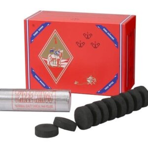 THREE KINGS HOOKAH CHARCOAL SMALL 33MM 10CT